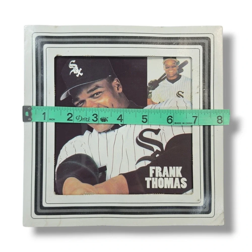 Vintage Frank‎ Thomas Carnival Glass Prize Mirror 8in x 8in